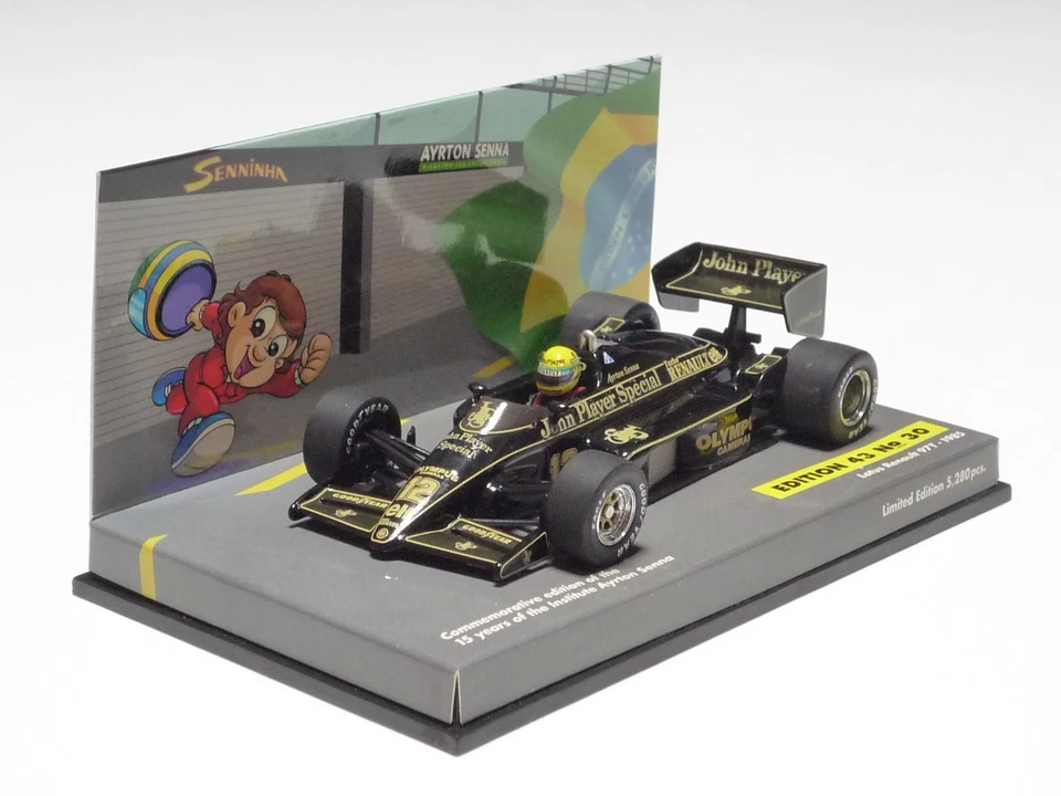 MINICHAMPS 1:43 LOTUS RENAULT 97T A. SENNA 1985 15 anni ASC#30 "JPS" - Immagine 2 di 4