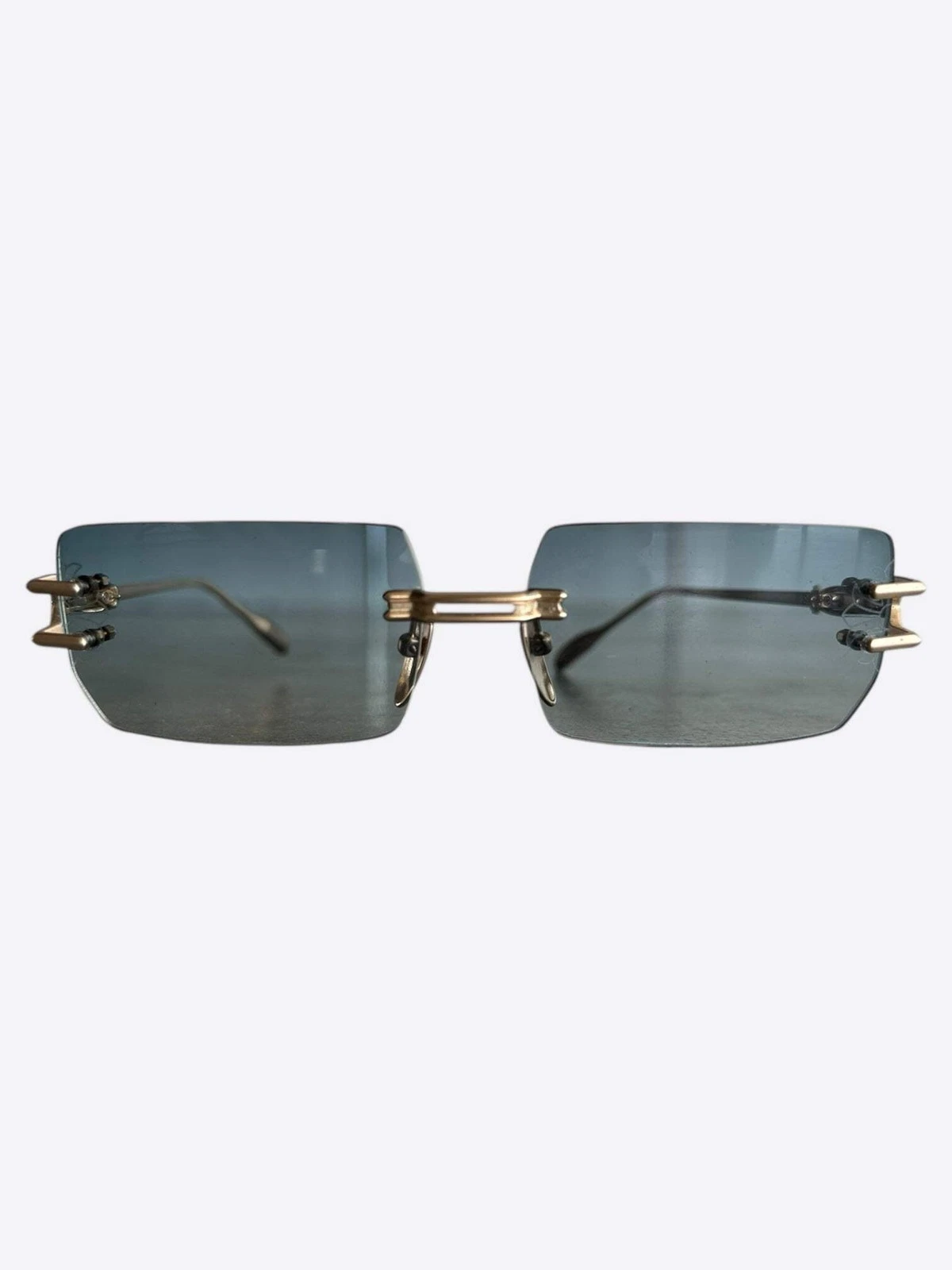 Chrome Hearts Gold Lordie Sunglasses