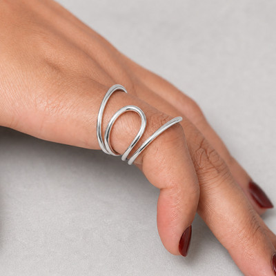Arthritis splint Ring, Top Finger  Both joint Adjustable Handmade Ring All Size