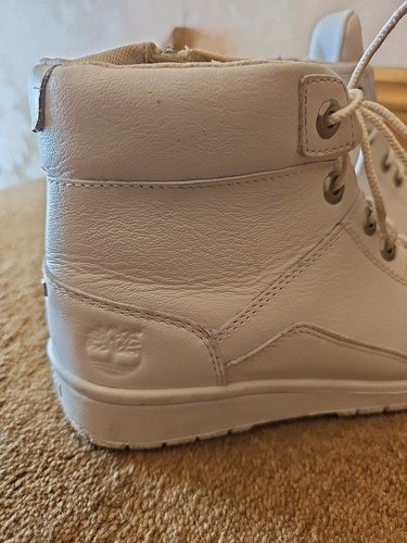 Timberland Ladies Earthkeepers White Boots Size 5 - Picture 4 of 6