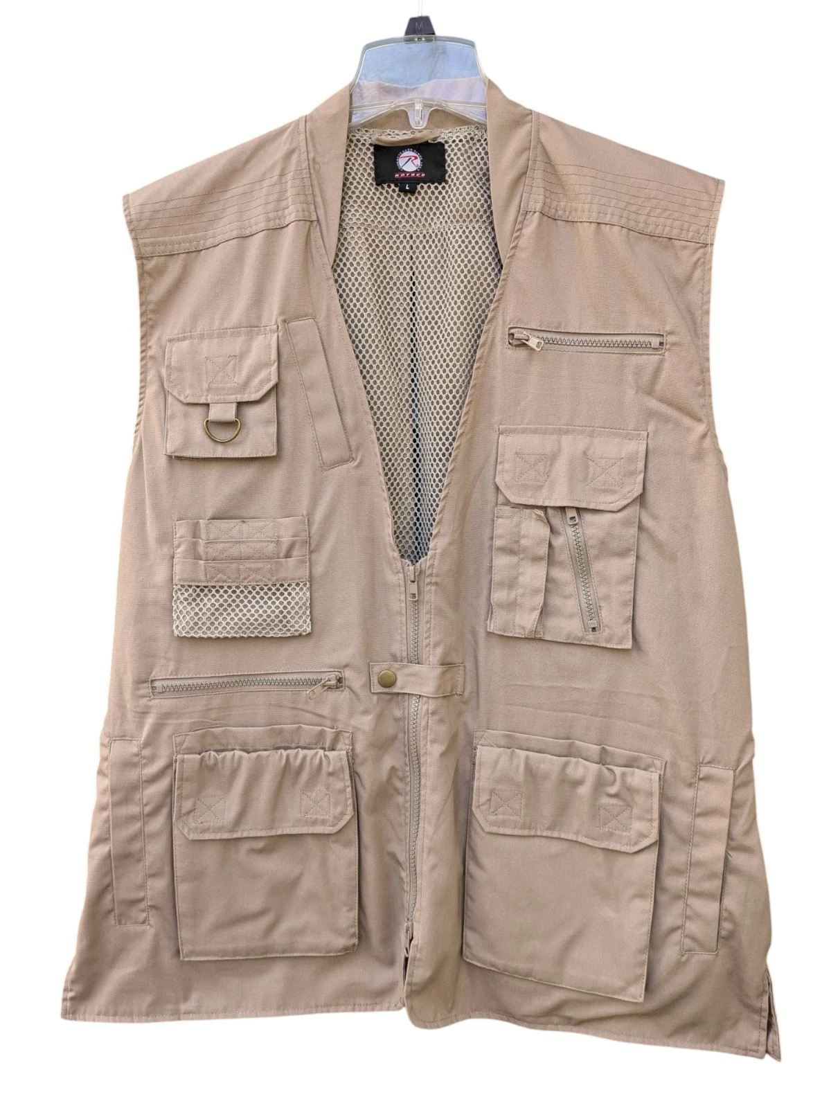 Rothco Photograhers Vest Mens L Khaki Safari Fishing Outback Pockets Vented
Opens in a new window or