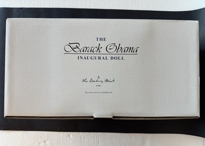 Danbury Mint Barack Obama Inaugural Doll Porcelain President Figure Tuxedo NIB