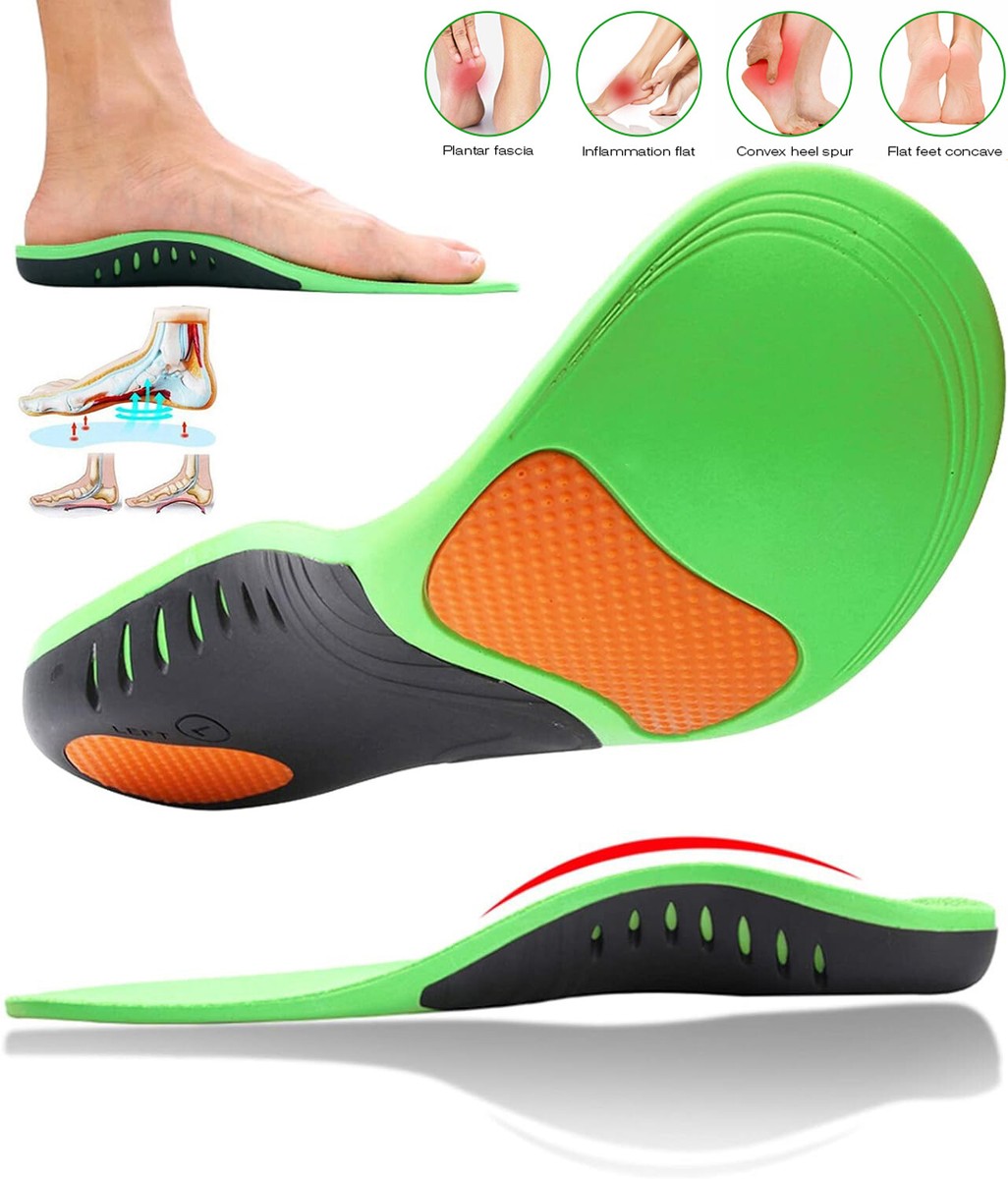Orthotic Insoles Plantar Fasciitis Arch Support Insoles Work Boot 