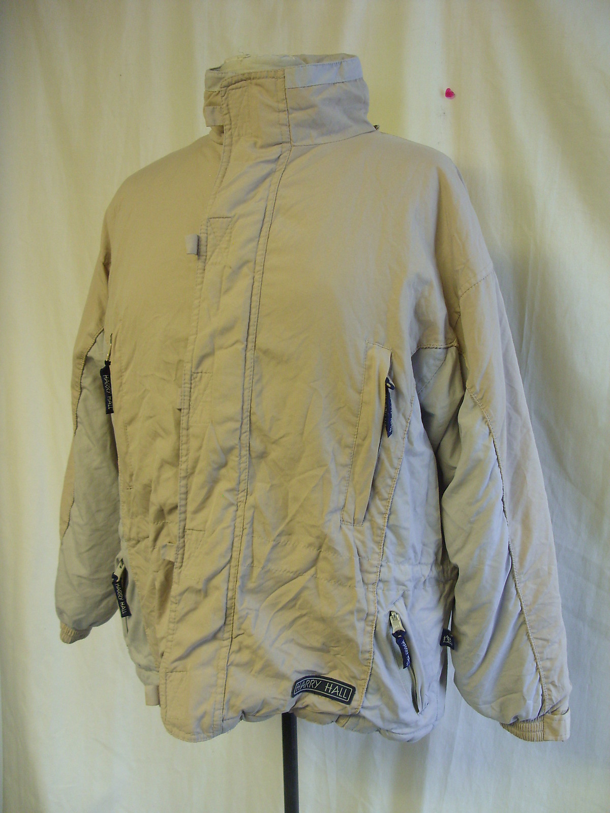 ALTRA Cappotto uomo Harry Hall taglia M beige pietra soft touch leggero imbottito 1724