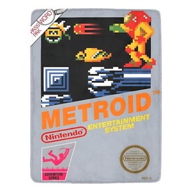 Vintage Style Retro METROID NES Box Nintendo Ultra-Soft Micro Fleece Blanket