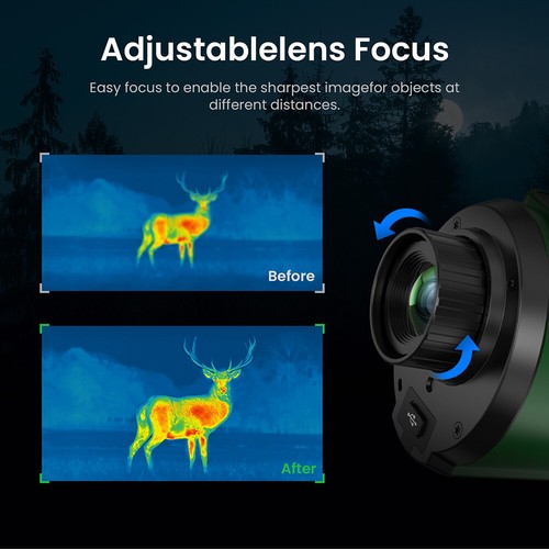 384*288 Thermal Imager 3D DNR Monocular Night Vision Goggle PIP Hot Spot Marking - Picture 11 of 22