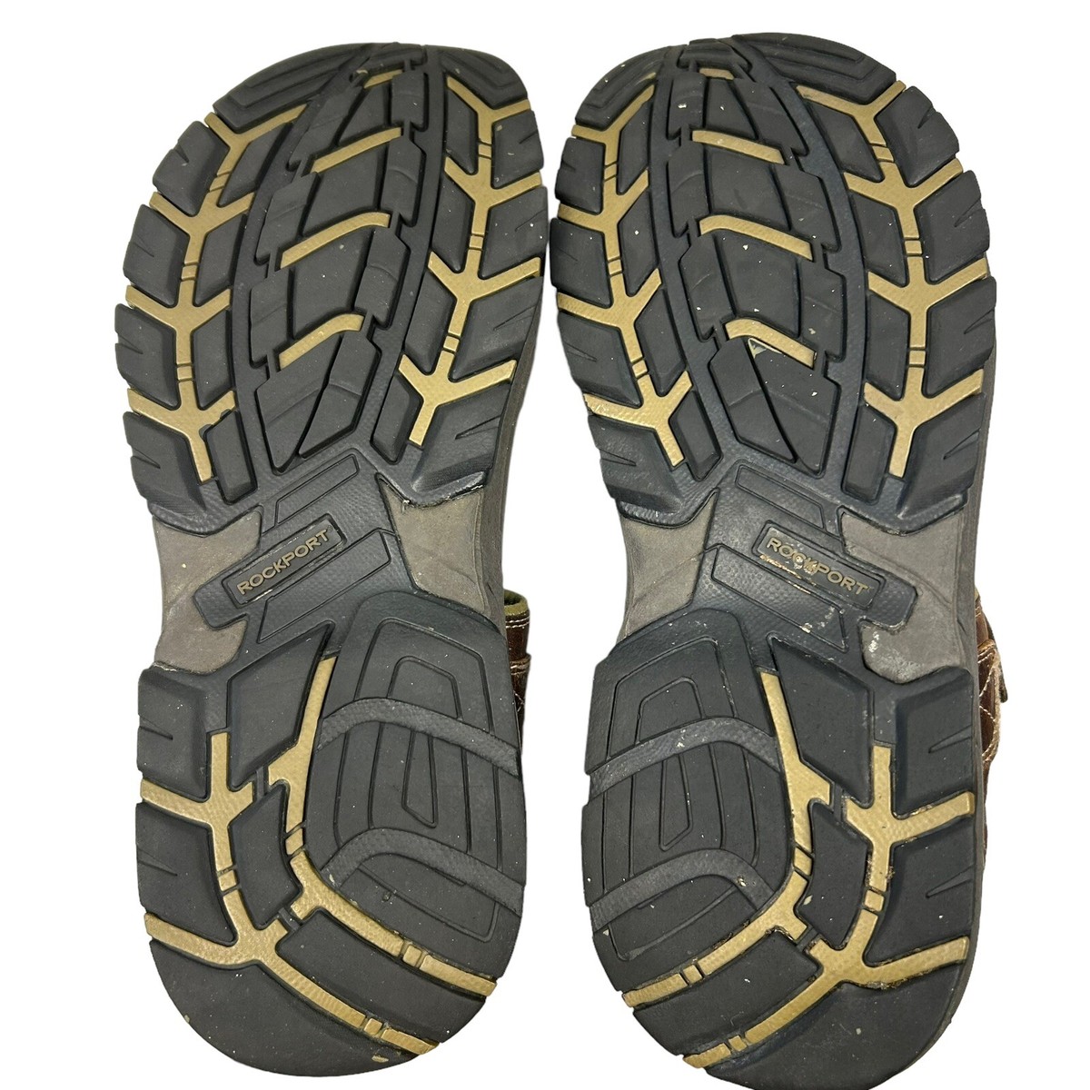 Rockport Springboro Rocklake Adiprene Brown Leather Sandals 
