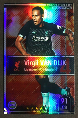 2019 Panini WCCF Footista Special Star Virgil Van Dijk Liverpool 
