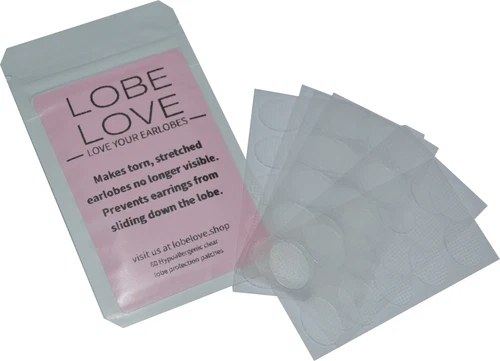 Lobe Love Ear Lobe Support Patches -- 60 ct. video thumbnail