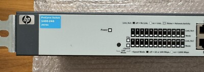 HP ProCurve 1400-24G (J9078A) 24 Port Gigabit Switch  + 2x SFP + Rack Mount