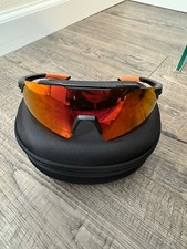 Used Smith Ruckus Sunglasses - Matte Black Frame  ChromaPop Red M