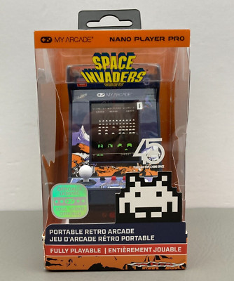 My Arcade Space Invaders Nano Player Pro 4.8'' Fully Playable Portable Mini Game