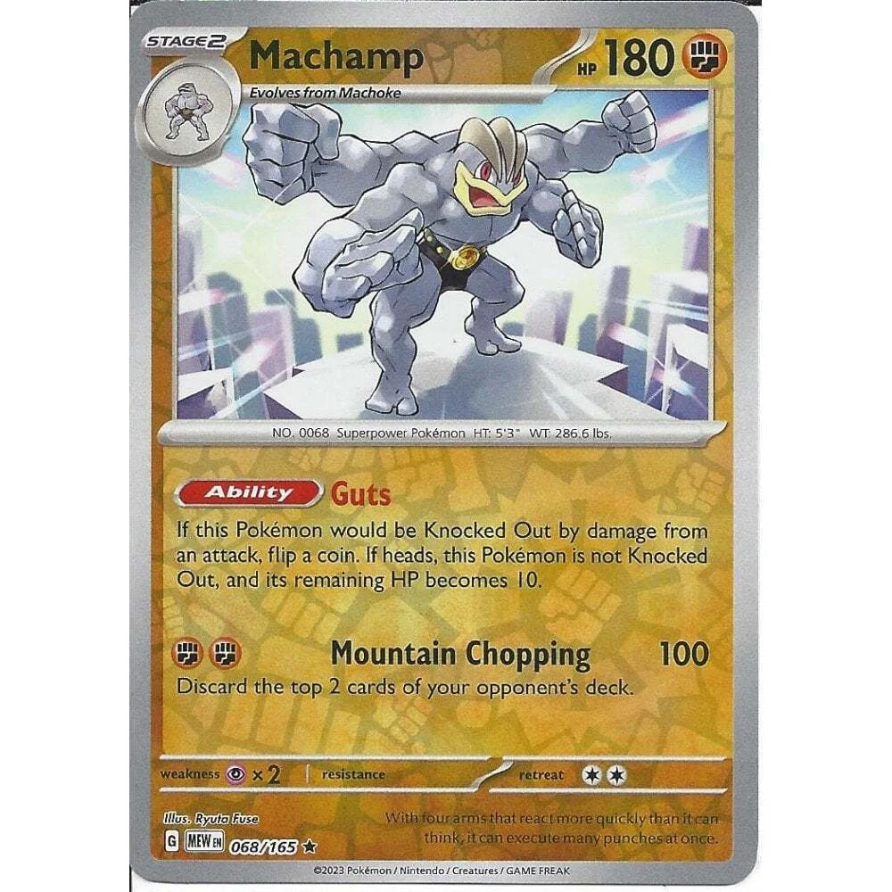 Machamp 068/165 Sv2a: Pokemon Card 151 for sale | eBay