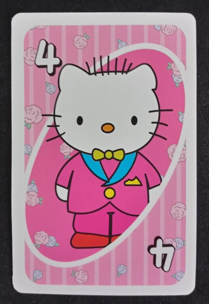 Hello Kitty Uno Card Pink #4 | eBay