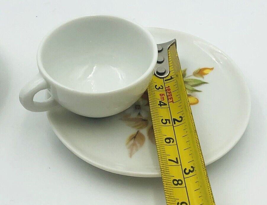 Miniature Retro 1960 Ceramic Porcelain Tea Set | eBay