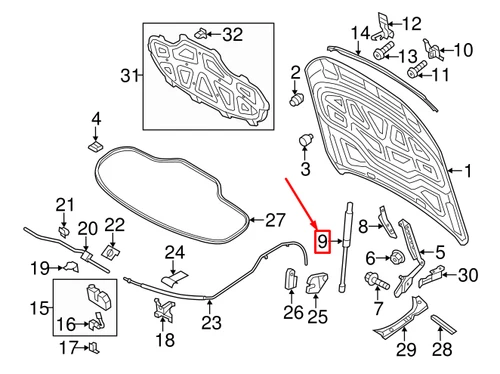 NEU AUDI A8 4H VORDERE HAUPTSTREBE 4H0823359D - Bild 7 von 8