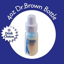 4oz Dr. Brown's Reborn Baby Fake Formula/Milk Bottle!