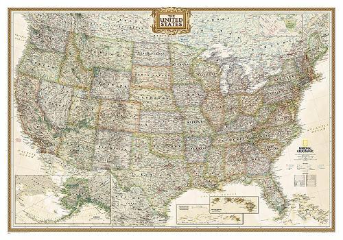 National Geographic Maps United States Executive, Laminated (Map)