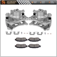 Front Brake Calipers For 2013-2019 Nissan Altima w/ Ceramic Pads Accessories Kit