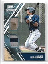 Luis Almanzar   2017 Elite dual, 3 color jersey #d 40 / 49   SAN DIEGO