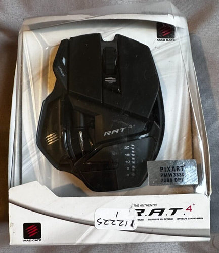 MadCatz Cyborg R.A.T 4+ PC gaming Mouse with accessories- Free Shipping