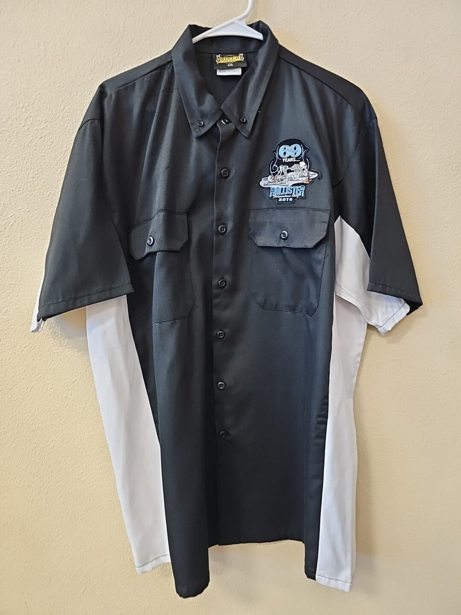 Hollister 69 th, Anniversary 2016 Short Sleeve Button Up Shirt 2XL Mens |  eBay
