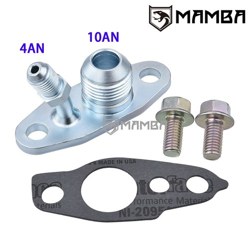 Turbo Oil & Water Feed/Return Flange Kit For Toyota CT12, CT20, CT26 (Twin Water Port Version)