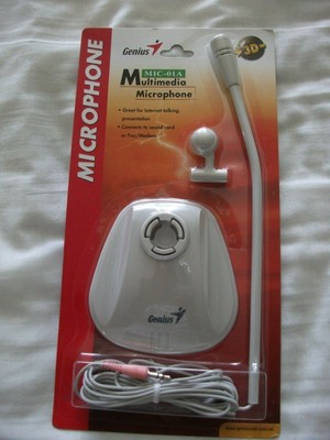 Микрофон настольный genius (mic-01a) (4710268800729)