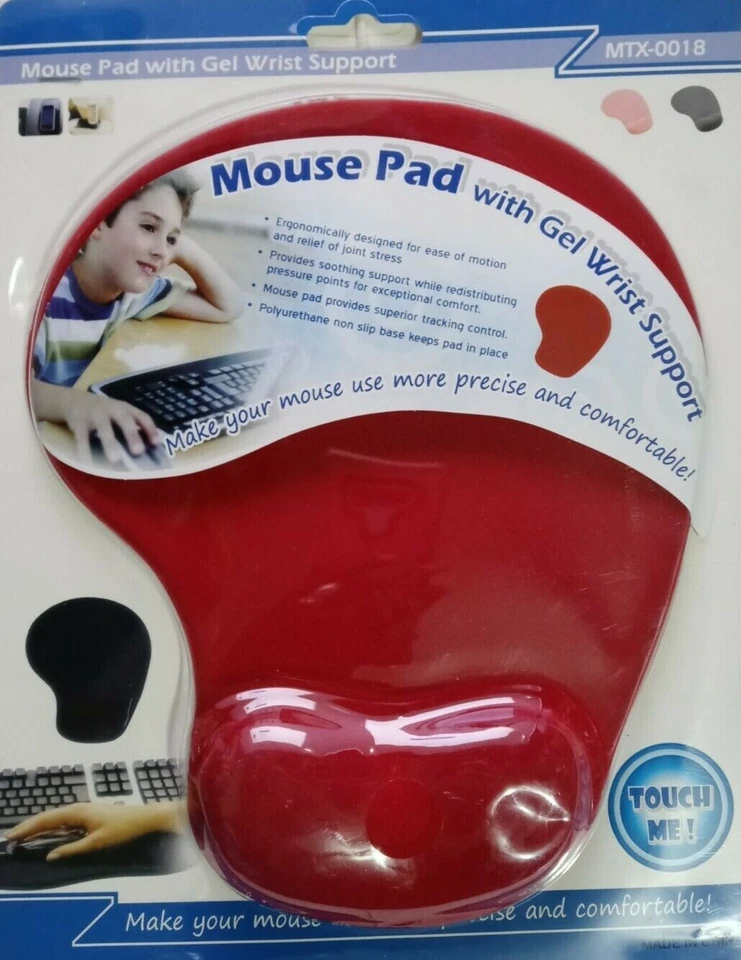 Ergonomic Mouse Pad with Wrist Support, Gaming Mouse Mat with Gel Wrist Rest, Ea - Image 4 of 4