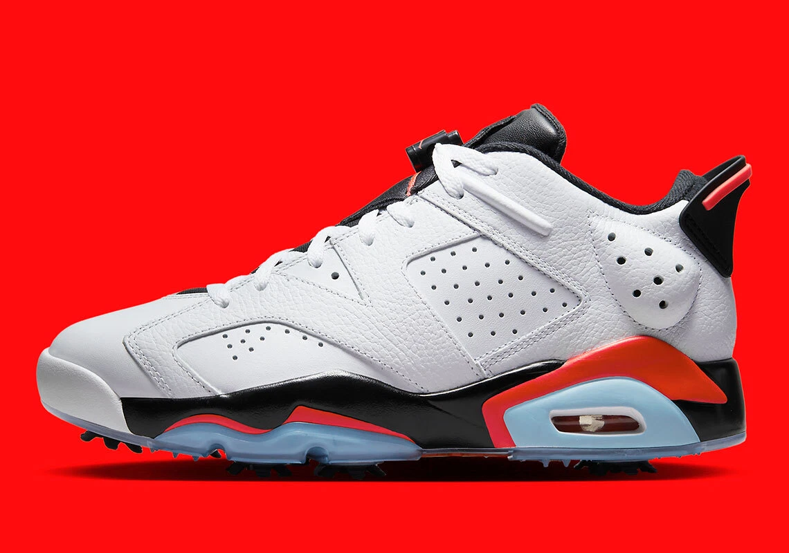 Nike Air Jordan 6 Retro G Infrared 23 White Black DV1376-106 sz 11