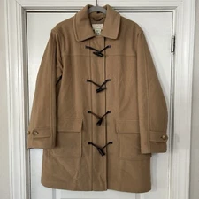 VTG LL BEAN Sterlingwear Boston Wool Coat Women’s Small Toggle Button NO HOOD