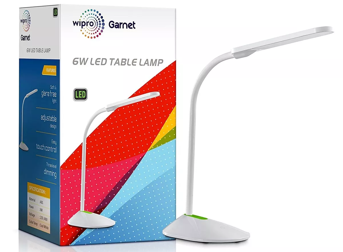 Wipro garnet led table lamp deals