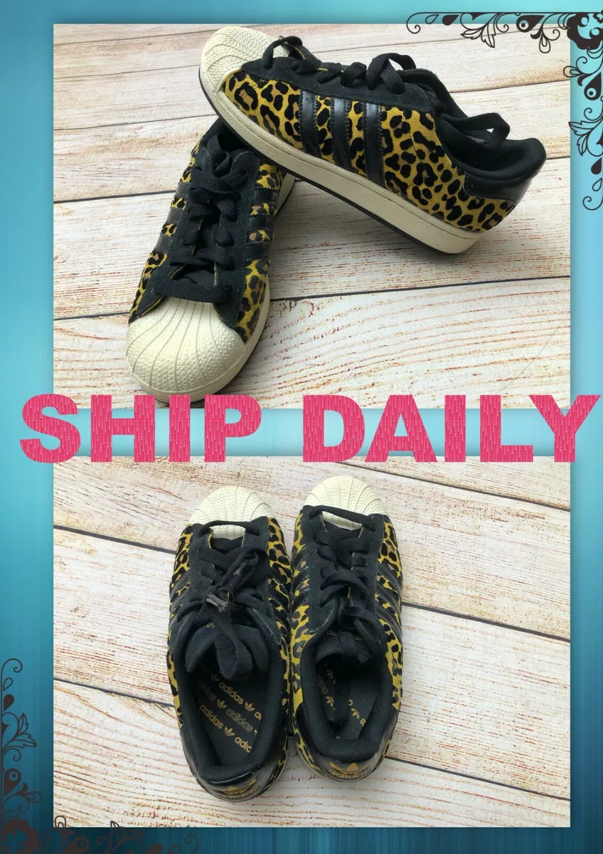 ADIDAS SUPERSTAR 2 W Pack Leopard Print Edition G63435 Women Size 6.5 | eBay