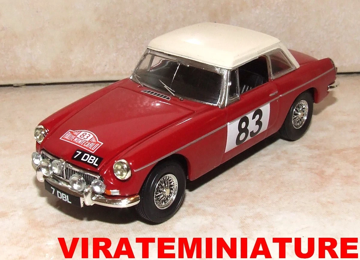 Miniature Voiture MGTC Rouge Vitesse échelle 1/43 - Collection Neuve Sous Boîte