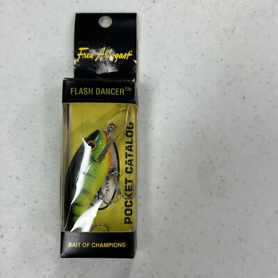 Nos Fred Arbogast Flash Dancer 3/8oz Box/Catolog “Tough Bait” | eBay