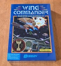 New Sealed Wing Commander Deluxe Origin 3.5" Disk IBM PC 1991 Big Box Game CIB