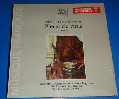 Savall/Maurette/Smith/Koopman CAIX D'HERVELOIS Pieces de Viole Telefunken SEALED