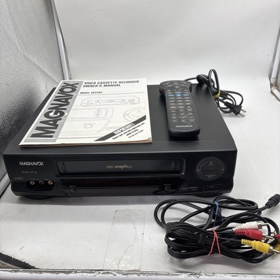 Magnavox VRT562 Record HiFi Stereo VCR Plus+ VHS Player W Remote AS IS FOR PARTS
