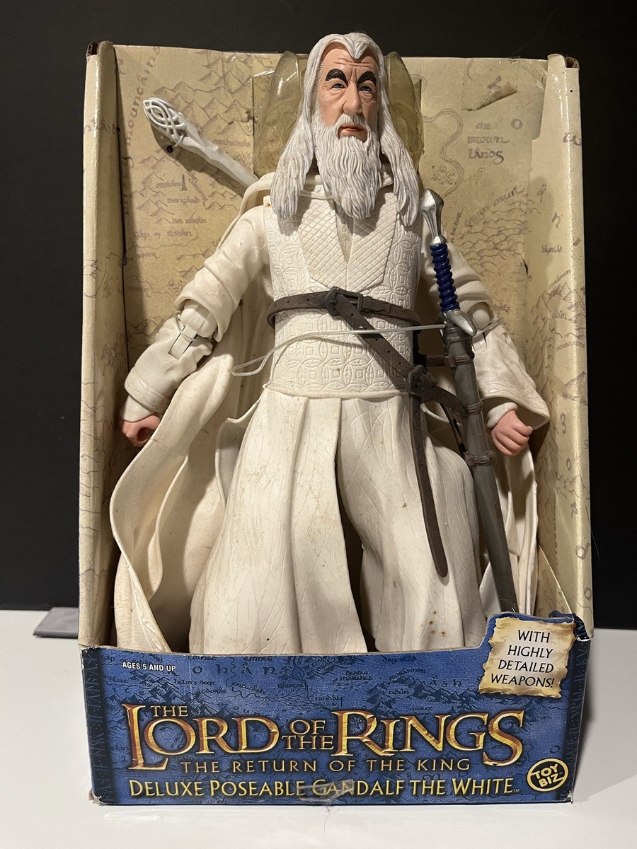 Toy Biz Lord Of The Rings Return of King Deluxe Gandalf The White