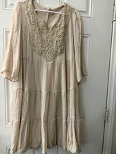 Indigo Rose Womens Dress Plus Size 2XL Blush Color Western With Lace