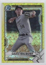 2021 Bowman Yellow Mini-Diamond Refractor 19/75 Andrew Dalquist #BCP-64 00lz