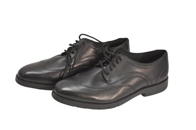 Cole Haan Shoes Mens Size 8.5 Black Leather Wingtip Derby  display picture 3