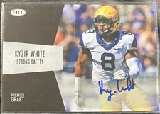 Kyzir White 2018 Hit Premier Draft Autograph Auto Rookie RC West Virginia