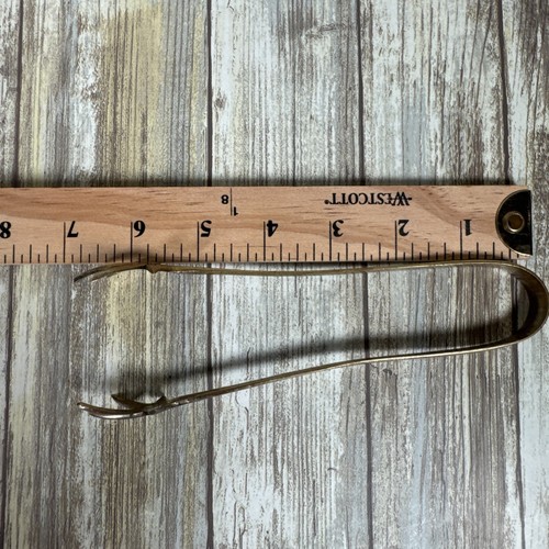 Vintage Brass Ice Bucket with Claw Ice Tongs - Made in India - 4.5" x 5" Bucket - Picture 4 of 8