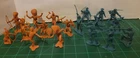 Vintage lot Marx Fort Apache Indians & Pioneers