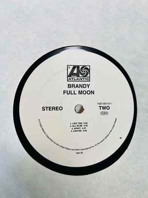 BRANDY / Full Moon 2002 EU Original 2LP Vinyl Atlantic Records