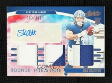 2025 Panini Absolute Rookie Premiere Material 3/399 Cam Skattebo Auto 1o64