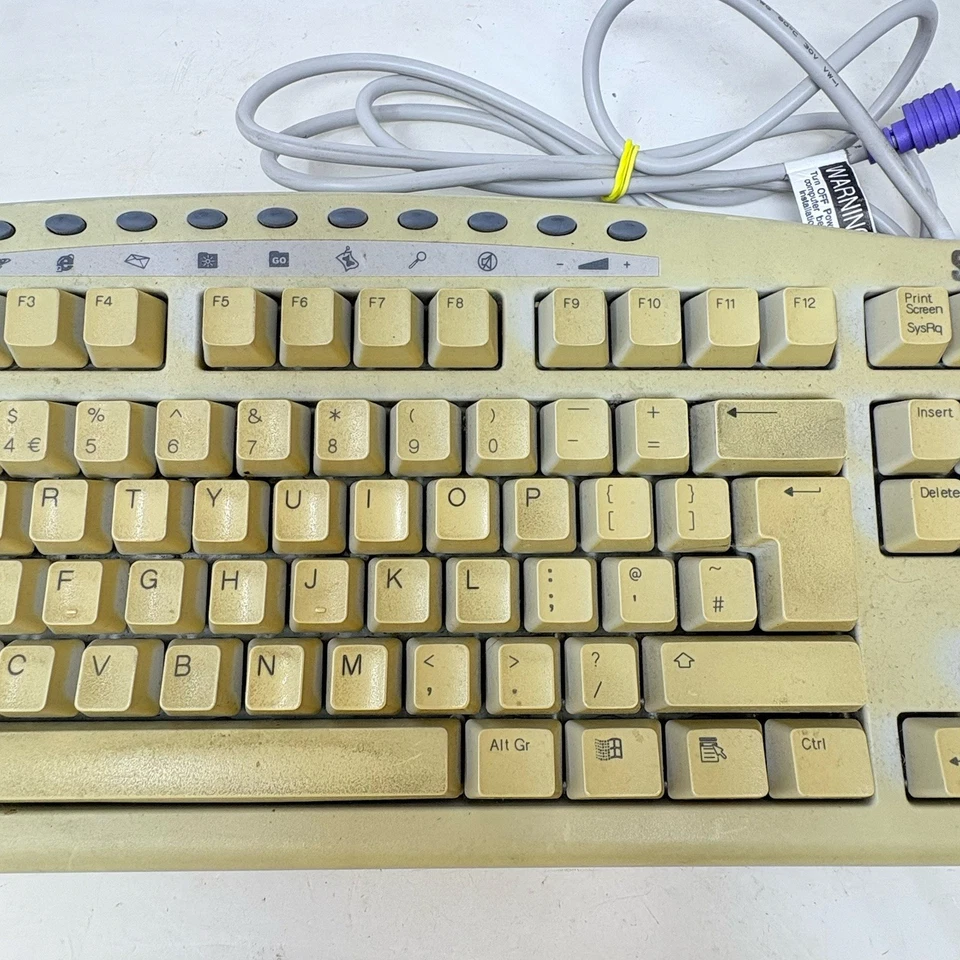 Packard Bell sk-2300H Keyboard Wired PC Computer Retro Vintage  - Image 3 of 4