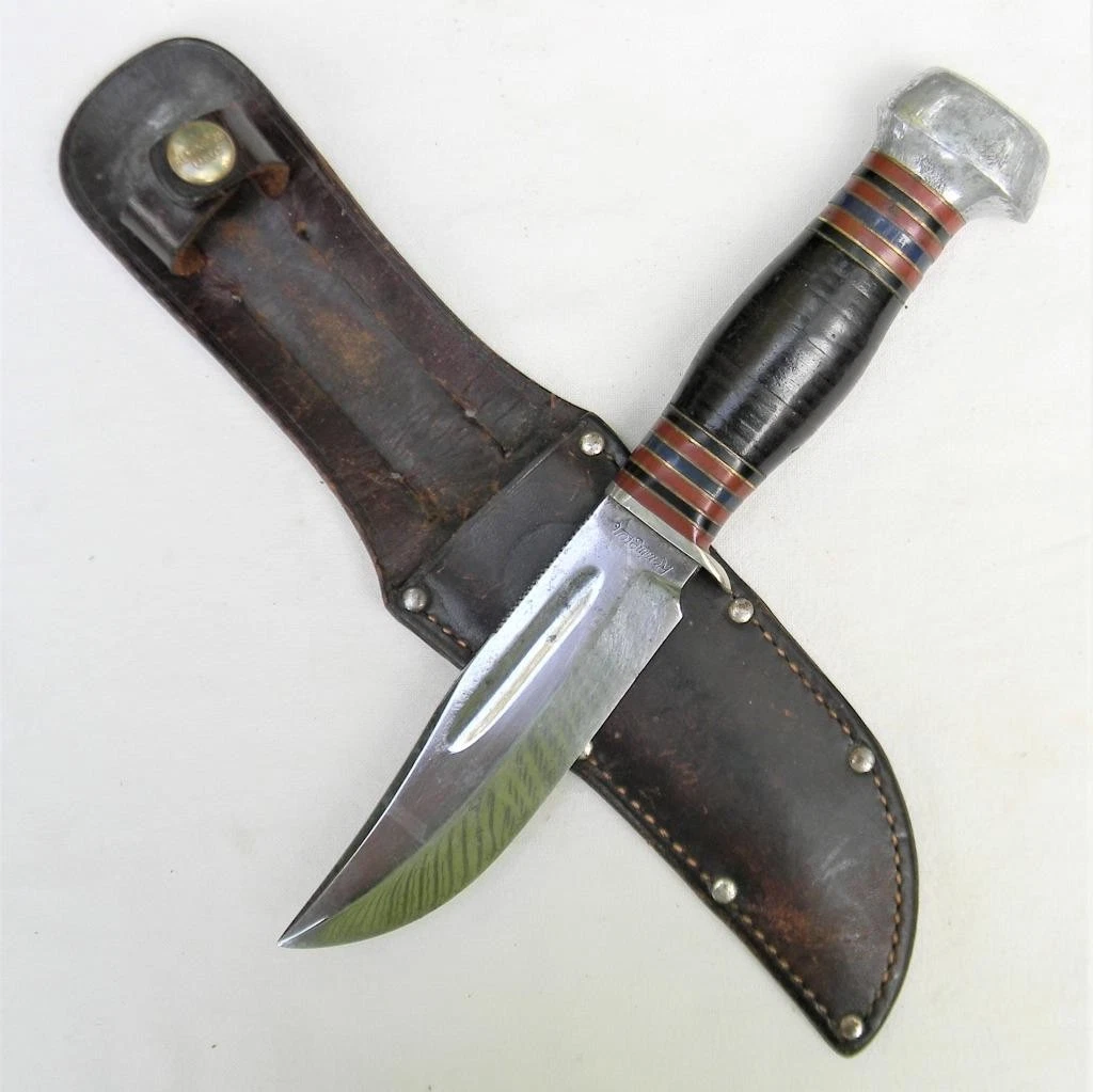 Remington Plain Leather Handle Collectible Vintage Factory