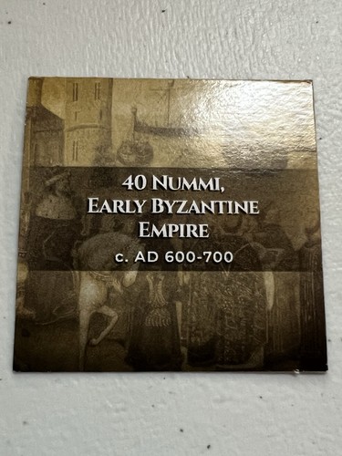 Early Byzantine Empire Coin, c. AD 600-700, 40 Nummi